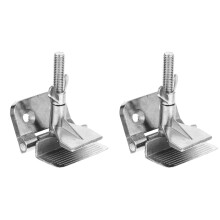 2Pcs Silver Silk Screen Printing Hinge Clamp Tool for Easy DIY Setup