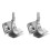 2Pcs Silver Silk Screen Printing Hinge Clamp Tool for Easy DIY Setup 1
