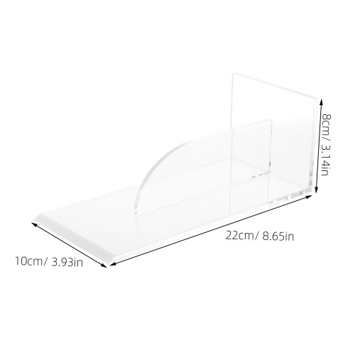 1Pc Durable Acrylic Cake Cream Spreader Transparent Baking Accessory 2