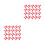 40Pcs Mini Red Scarves Creative Doll Decorations for Party Use 1