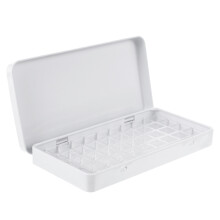 3Sets Lege Waterverfdoos Met Compartimenten Wit Opslag