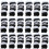 192Pcs Stretch Knit Elastic Loop in Assorted Colors for DIY Projects 1