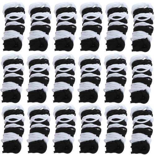 192Pcs Stretch Knit Elastic Loop in Assorted Colors for DIY Projects