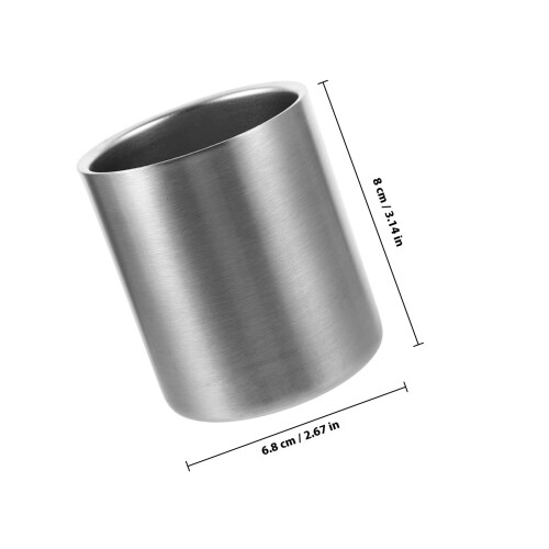 304 Becher Aus Edelstahl Biergläser Silver 1