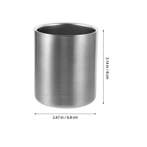 304 Becher Aus Edelstahl Biergläser Silver 2