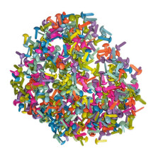 600Pcs Tiny Metal Brads Paper Fasteners for Scrapbooking and Crafting
