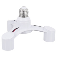 3Pcs Energy Saving E27 Light Socket Adapter Lamp Holder Converter