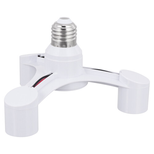 3Pcs Energy Saving E27 Light Socket Adapter Lamp Holder Converter