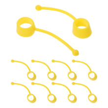 10Pcs Portable Silicone Finger Strength Trainer Bands for Hand Rehab