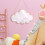 1Pc Silver Acrylic Mirror Cloud Shape Self Adhesive Safe Kids Mirror 4