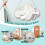 1Pc Silver Acrylic Mirror Cloud Shape Self Adhesive Safe Kids Mirror 6