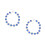 2Pcs Adjustable Blue Pet Collar Decorative Small Puppy Kitten Collar 1