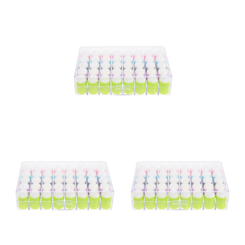 120Pcs Easy Use Sponge Paint Stamper with Mini Handle for Craft DIY