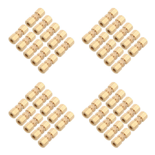 40Pièces Adaptateurs De En Laiton Compression Polyvalent