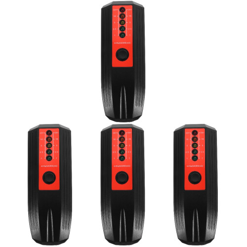 4Pcs ABS Black Radiation Gauge Emf Meter Soil Testing Device