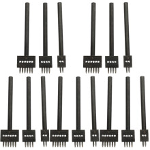 15Pcs Professional Punching Tool Assorted Color for Crafting