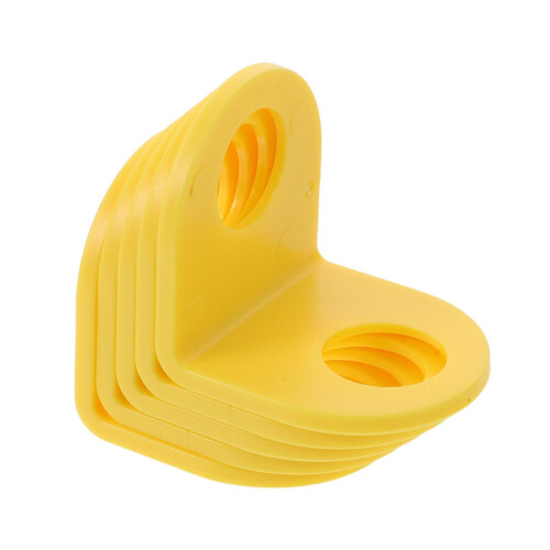 5Pcs Yellow Plastic Cardboard Fasteners for Toy DIY Craft Projects