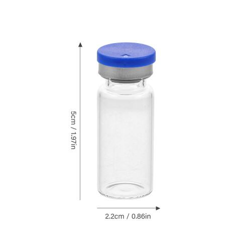 20 stück 10 ml durchsichtige vials mit verschlusskappen 1