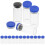 20 stück 10 ml durchsichtige vials mit verschlusskappen 7