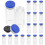 20 stück 10 ml durchsichtige vials mit verschlusskappen 10
