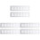 6Pcs Silver Rectangular Air Vent Mesh for Shoe Cabinet and Wardrobe 1
