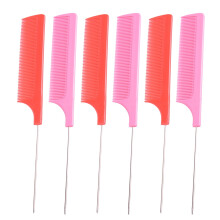 Metal Needle Stem Comb Carbon Comb Strong Durable Needle Stem Comb Hair Comb Heat Resistant Teasing Combs
