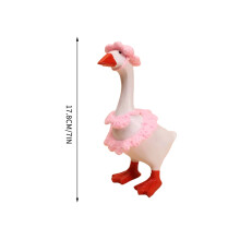 Tenue de Pâques au crochet pour une statue d'oie de 58 cm (23 pouces) à poser sur le porche