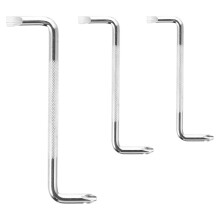 FRCOLOR 3PCS Offset Set Right Angle Screw Driver Z type Flat for Hand Tools Silver,27.56"X22.05"X0.2"