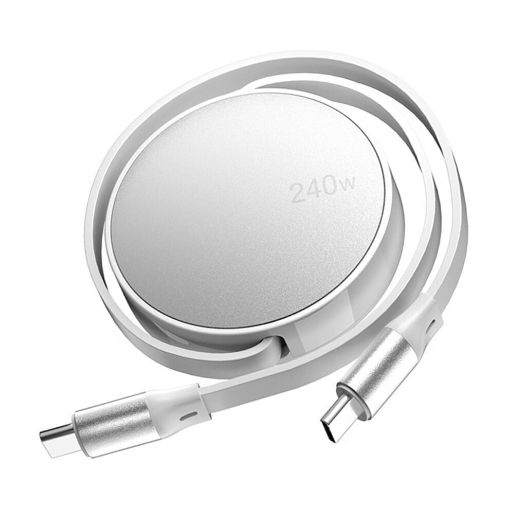 Retractable Type C Fast Charging Cord 480Mbps Data Transfer Cable Length Adjustable Pd240w Quick Charging Design 9551475134260