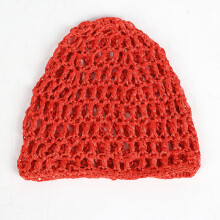 Cappello traspirante a forma di teschio traforato, senza tesa, lavorato all'uncinetto, con retina per capelli, ideale per l'uso quotidiano e
