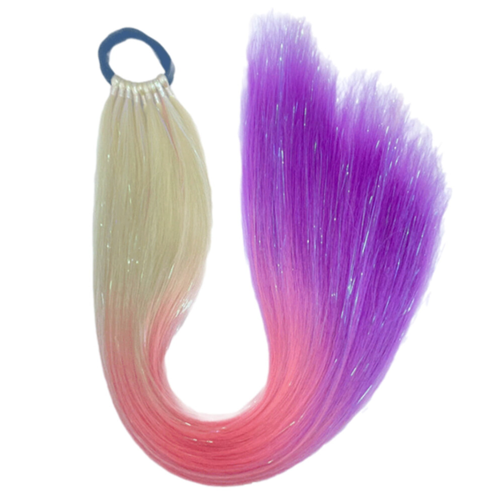 9 Strands Braided Dreadlock Ponytail Hair Braiding Hair Rings Hair Extension For Various Hairstyles Braiding Decoration