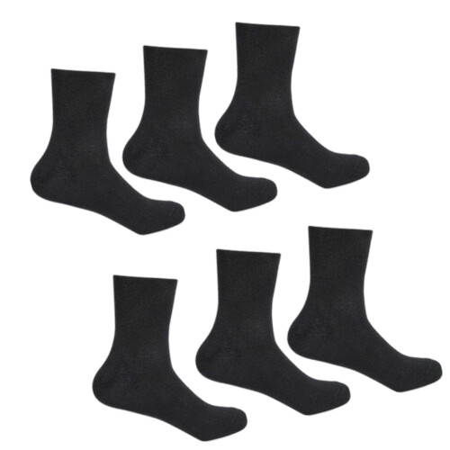 3 Pair Unisex Cotton Socks Wide Thin Not Binding Top Breathable Extra Loose Solid Short Ankle Socks