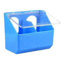 Taubenfutterkasten zur Käfigmontage, Hängebox aus robustem Kunststoff für Nymphensittiche, Enten, Tauben und Papageien