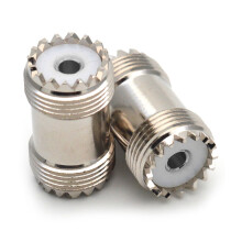 Kit de connecteurs RF UHF vers UHF, adaptateur coaxial UHF femelle vers UHF femelle pour antennes et périphériques LAN sans fil