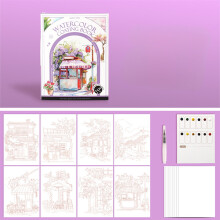 Watercolor Set Portable for Kids and Adults 12 Colors