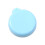 Hair Brush Foldable Pocket-Sized Rounded Scalp Massager Multi-Functional Mini Brush,Sky Blue 1