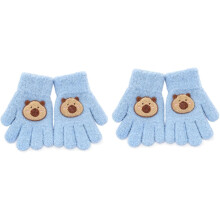 Gants Capybara pour enfants, gants d'hiver chauds en polyester, 2