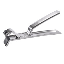 Gearrthóga Bia Feidhm Spatula Silicone agus Tlúnna Uirlis Cistine Teasa le haghaidh Cócaireachta Ag Smeach Freastal - Airgead - 19X2.5cm
