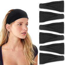 ZOUYUE Hoofdbanden voor Dames, Antislip, Premium Rekbare Haarbanden, Haaraccessoires, Te Gebruiken tijdens Yoga, Mode, Sporten, Reizen of Hardlopen,