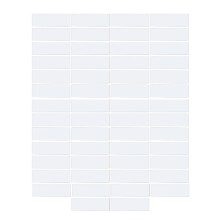 Magnetic Name Tags, Dry Erase Reusable Labels for Whiteboards, Lockers, Fridges – 54 pcs, 3.15x1.18", compatible with standard whiteboards