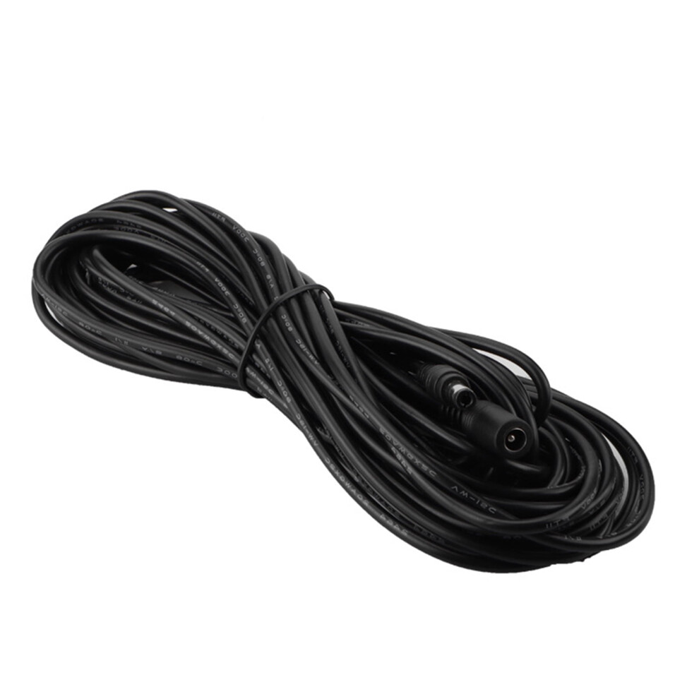 Flexible Dc5521 Power Extension Cable For Led Strips Lights Cctv Camera Routers 5.5X2.1mm Connectors Outdoor Installation 9340959223343