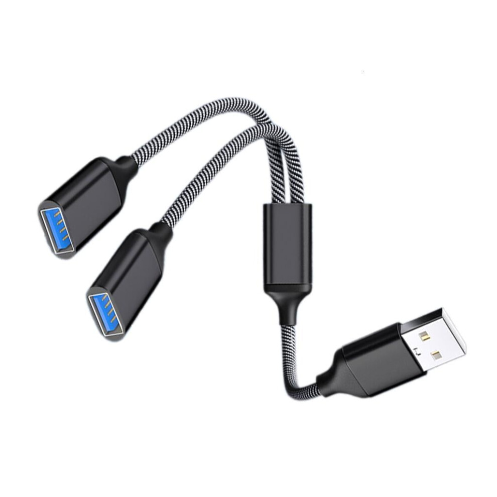 Usb Splitter Usb Male To 2 Female Cord Boost Productivity With Multiple Port 9327961694965