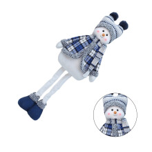 Schattige staande sneeuwpop, creatief nieuwjaarscadeau 2024, schaalbare sneeuwpopfiguur, decoratie voor winkelcentrum, hotel en vakantie.