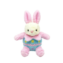 Easter Bunny Stuffed Animal with Easter Eggshell,9.8 inch Easter Bunny Plush Hide in Easter Egg Plush for All(Pink)