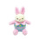 Easter Bunny Stuffed Animal with Easter Eggshell,9.8 inch Easter Bunny Plush Hide in Easter Egg Plush for All(Pink) 1