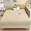 Fall/Winter Milk-Wool Figured Fitted Sheet Thickened Mattress Protector For Mattresses FullCoverage Thermal Bed Cover 1