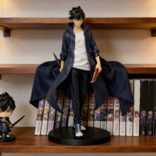 Action figure del personaggio di Sung Jin-Woo, anime, livello singolo, statuetta, decorazione periferica (8 in viola) #1434