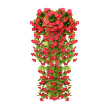 Ghirlandă falsă pentru decorare agățată, Halloween, ghirlandă de flori de Ziua Recunoștinței de 2,8 Ft, viță de vie violetă, pentru