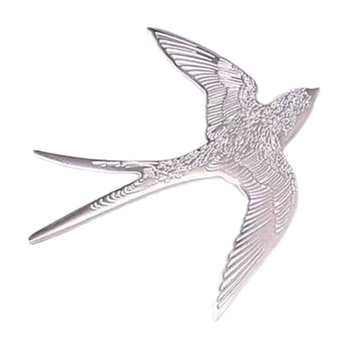 Καρφίτσα πέτου Swallow Lapel με κράμα αλουμινίου 5cm