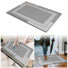 Tappetino da bagno super assorbente ad asciugatura rapida, sottile, adatto per essere posizionato sotto la porta, lavabile, per doccia o bagno, 40 x